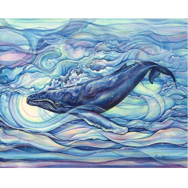 Mystic Blue: A Whale Tale – Colleen Wilcox Art