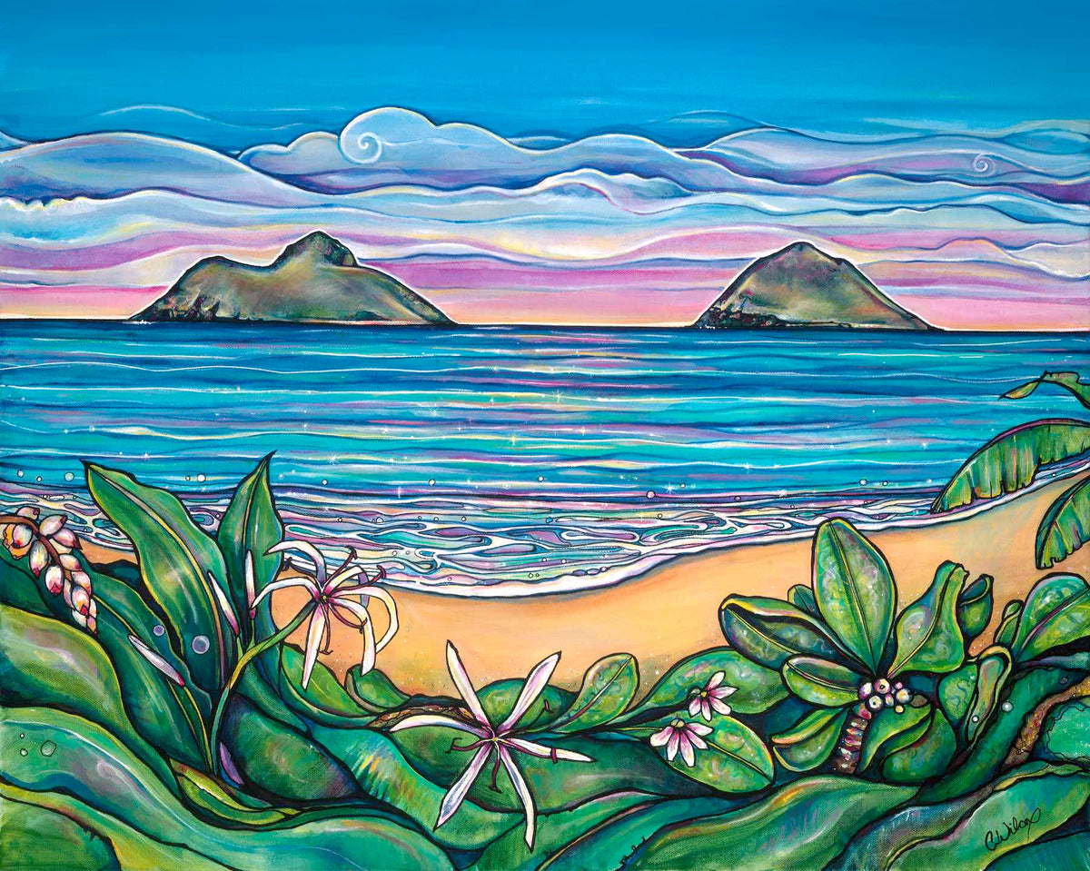 Lanikai Sunrise - Limited Edition Canvas Giclee – Colleen Wilcox Art