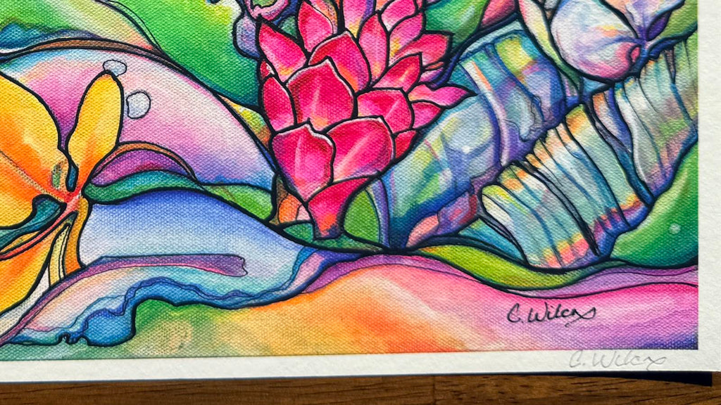 Colleen Wilcox Art-Hawaii based Tropical & Surf Artist