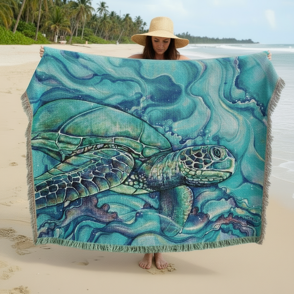 Honu Woven Blanket