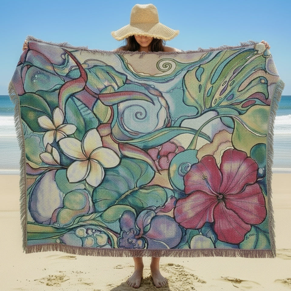 芸術写真 in the blanket jun imajo Atlantis Jacquard Woven Blanket – Frazetta Art Museum