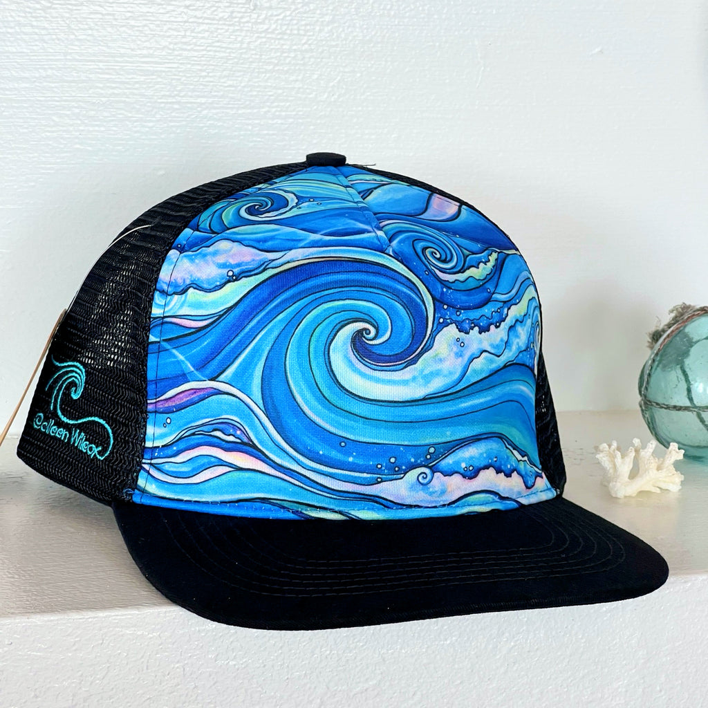 Trucker Wave Art Designed in Hawaii Colleen Wilcox Art