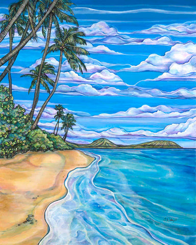 Colleen Wilcox Art-Hawaii based Tropical & Surf Artist
