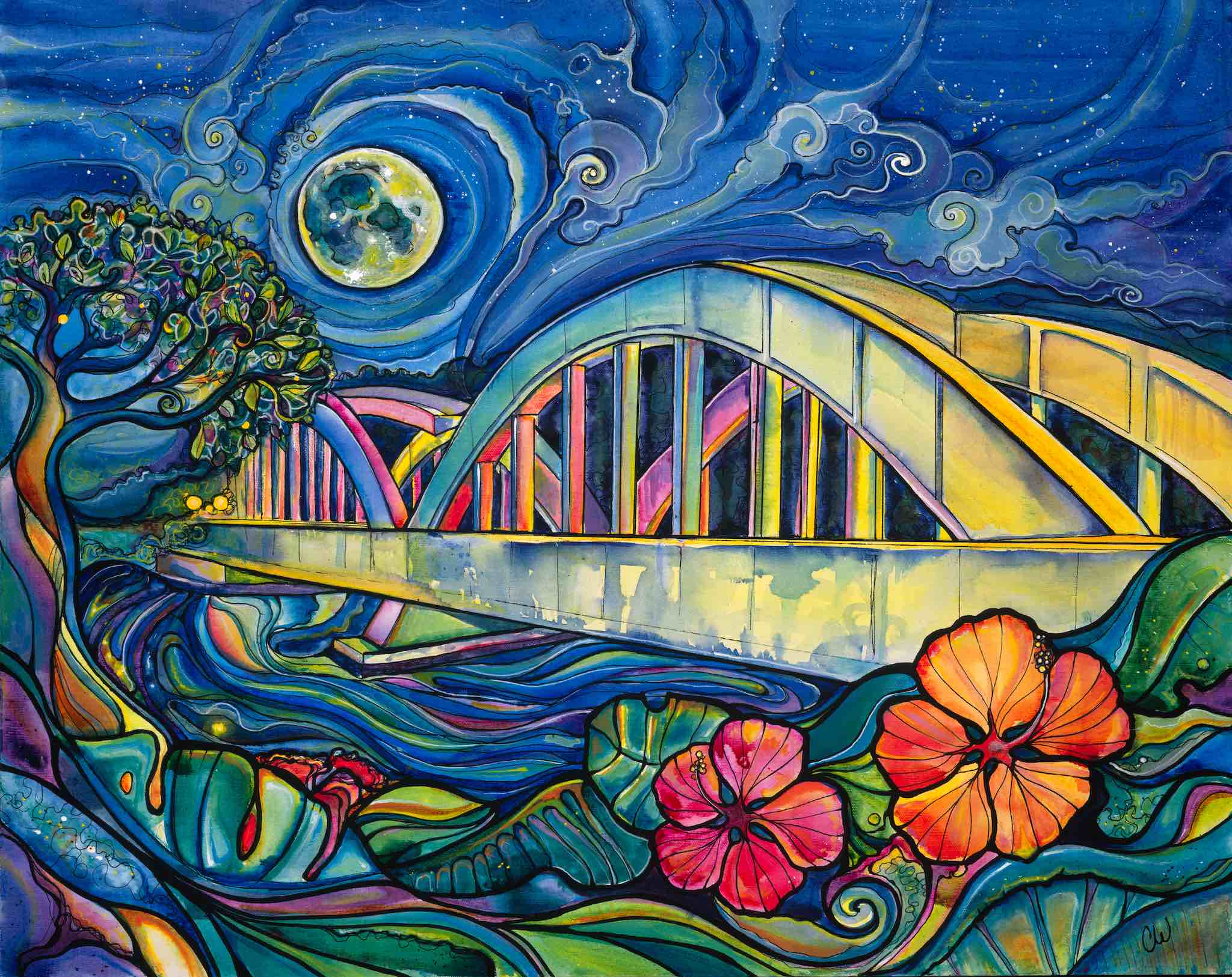 Rainbow Bridge - Limited Edition Canvas Giclee – Colleen Wilcox Art