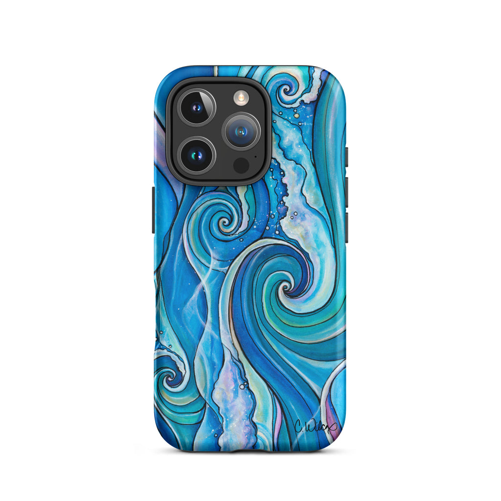 Waves iPhone Case Colleen Wilcox Art Waves iPhone Case Colleen Wilcox Art