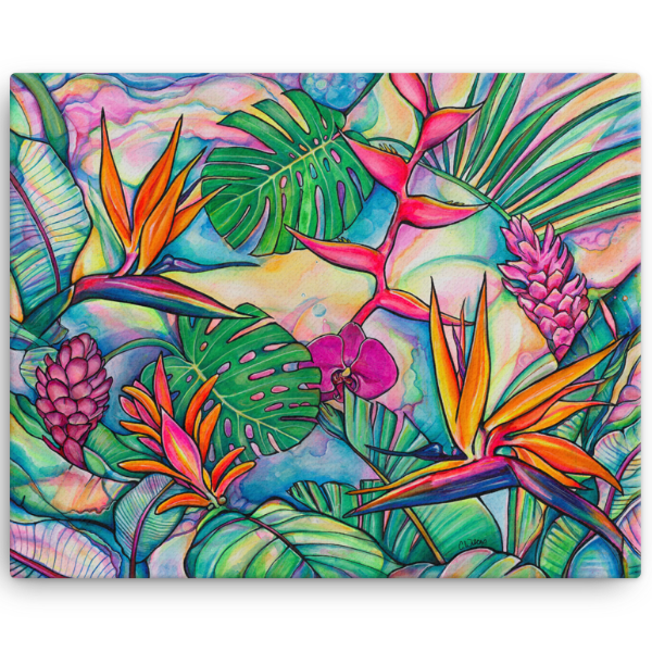 Jungle Pop Giclee on Canvas (edition of 50)