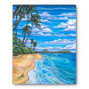 Kahala Beach Giclee on Canvas (edition of 50)