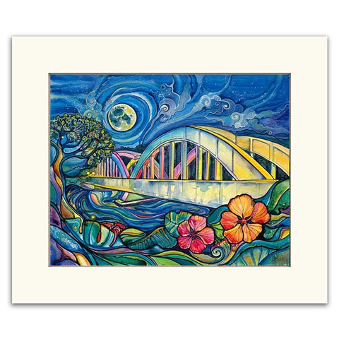 Rainbow Bridge - Matted  Print
