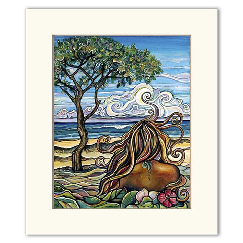 Rocky Point - Matted  Print