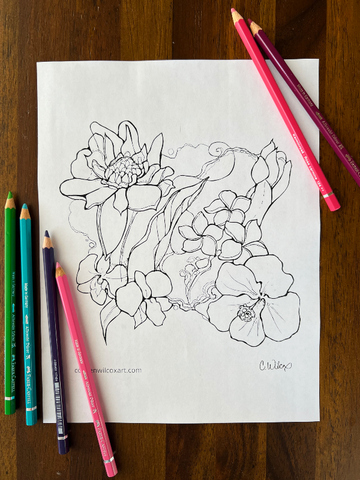 Coloring Pages – Colleen Wilcox Art
